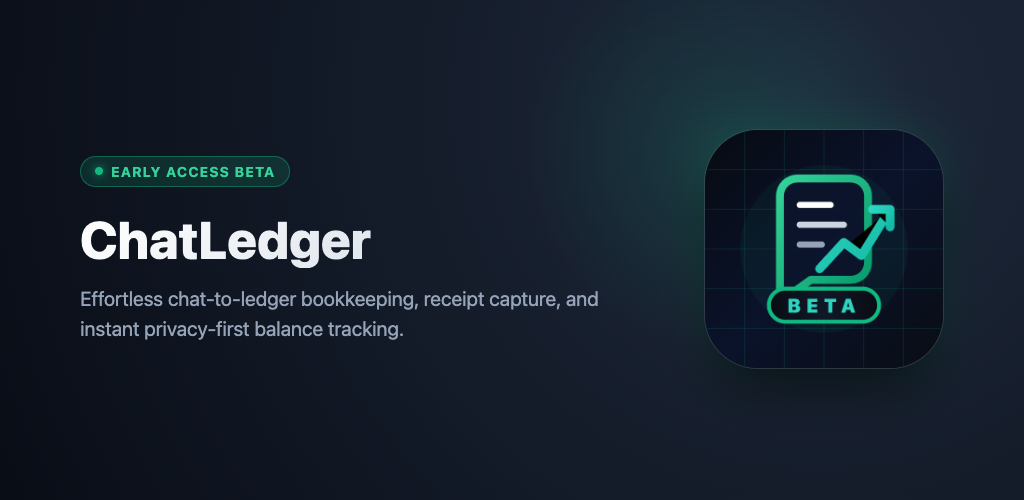 ChatLedger Google Play Feature Graphic